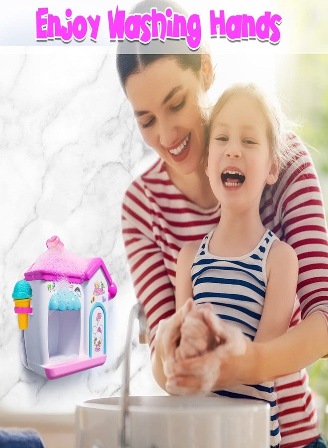 AugToy Bath Toys for Toddlers 3-5 Years, Ice Cream Foam Maker Bath Toys for Kids Ages 4-8, Bubble Pretend Cake Play Set Bathtub Toys Age 3 4 5 Year Old Girls Boys Valentines Birthday Gifts Idea - Image 3
